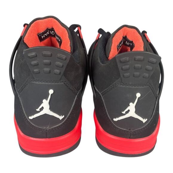 Nike Air Jordan 4 Retro Red Thunder Hightop Sneakers Men’s Size 7.5